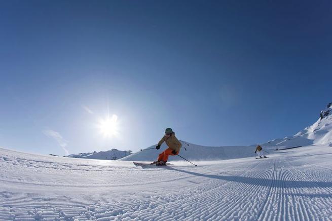 Auf der Piste im Zillertal 